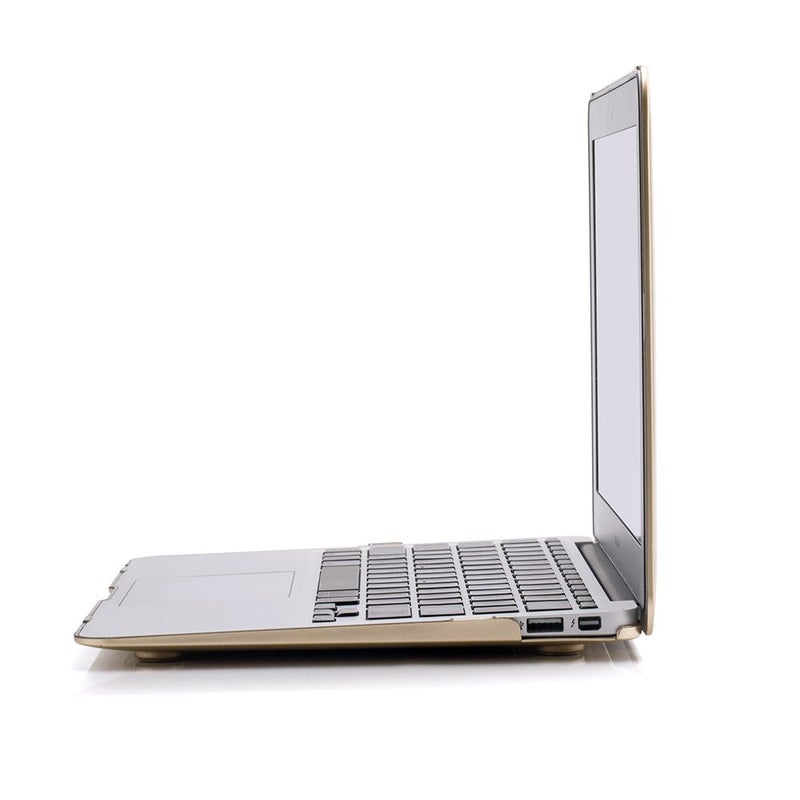 RUBAN Case Compatible with MacBook Air 11 Inch Release (A1370/A1465), Plastic Hard Case Cover for MacBook Air 11 Inch, Gold - Image 5